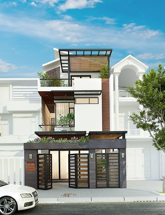 Mẫu nhà phố 3 tầng