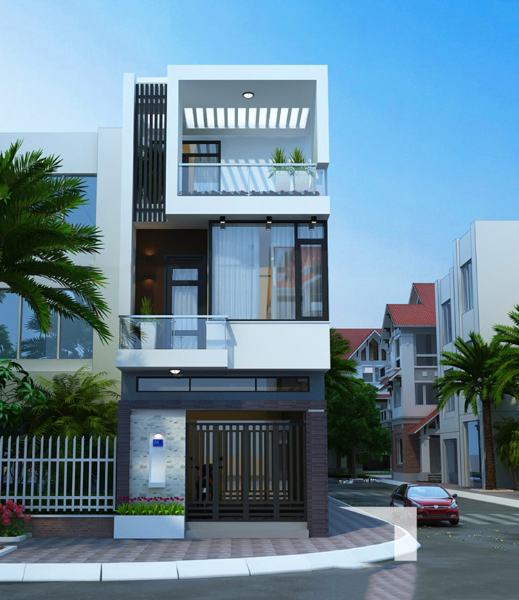 Mẫu nhà phố 3 tầng