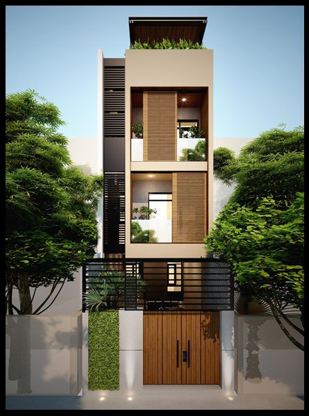 Mẫu nhà phố 3 tầng