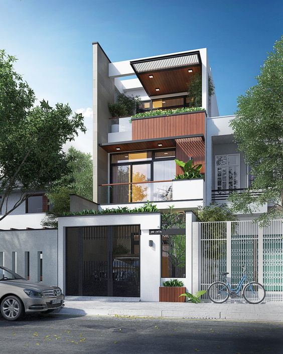 Mẫu nhà phố 3 tầng