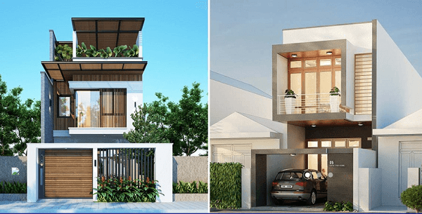 Nhà Mẫu 1 trệt 1 lầu