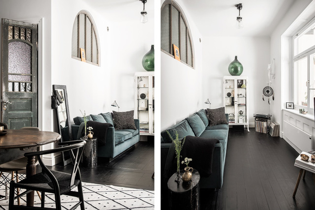 Dù chỉ tận dụng lại đồ cũ nhưng căn hộ 42m² vẫn đẹp cá tính từng góc nhỏ - Ảnh 2.