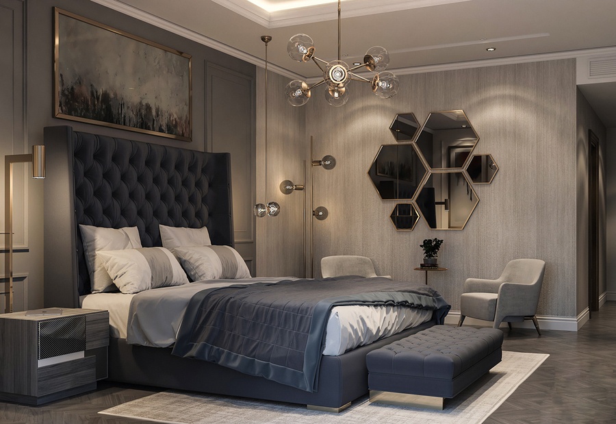 dùng gương để khắc phục phòng ngủ thiếu cửa sổ dùng gương để khắc phục phòng ngủ thiếu cửa sổ