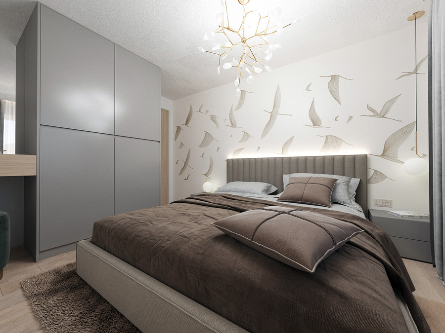 Giấy dán tường họa tiết phù hợp sẽ tạo chiều sâu cho không gian chật hẹp, không có cửa sổ. Giấy dán tường họa tiết phù hợp sẽ tạo chiều sâu cho không gian chật hẹp, không có cửa sổ.